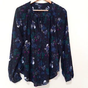 TORRID Women's Floral Polyester Blouse Casual Career Resort Size 0 US L